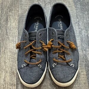 Sperry Top Sider Women's Blue and Brown Sneakers